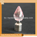 Cortina de cristal finial rosa / cortina de cortina de decoração